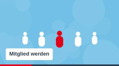 Gruppe von Menschen, eine Person hervorgehoben